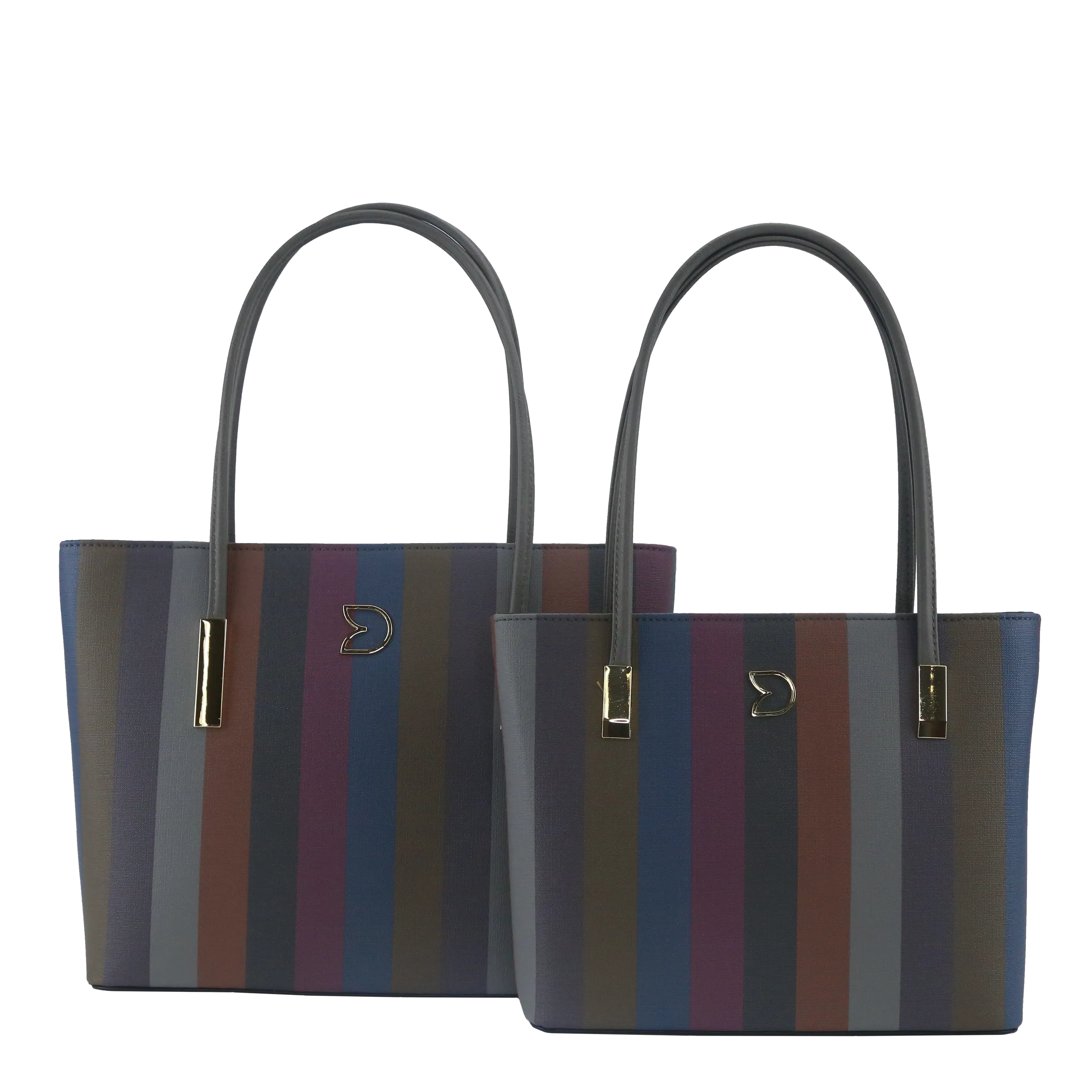 GS-1036LA - Stripes Style 2 Bags Set - 2 Colors