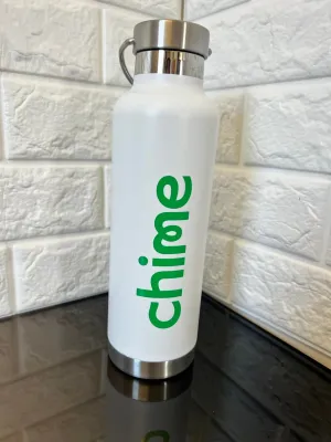 H2GO Chime 24oz Bottle, White!