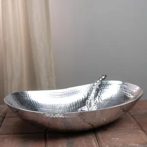 Hammered Oval XL Bowl