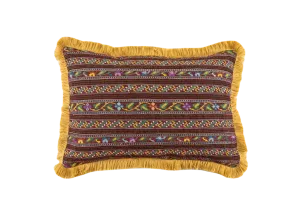 Handwoven Romanian Textile Pillow – Authentic, Artisanal & Culturally Rich Decor