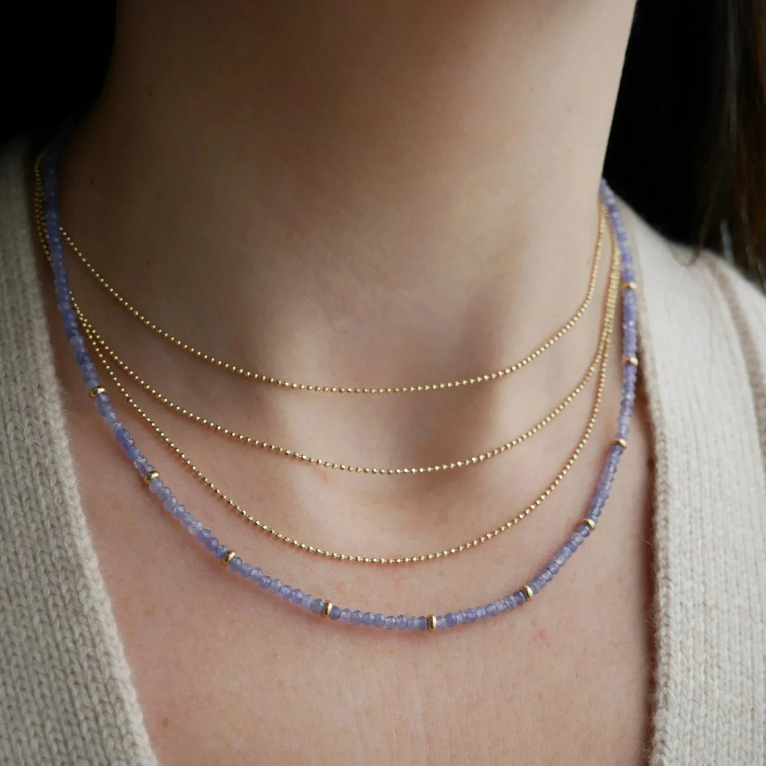 Hasson triple layered Necklace