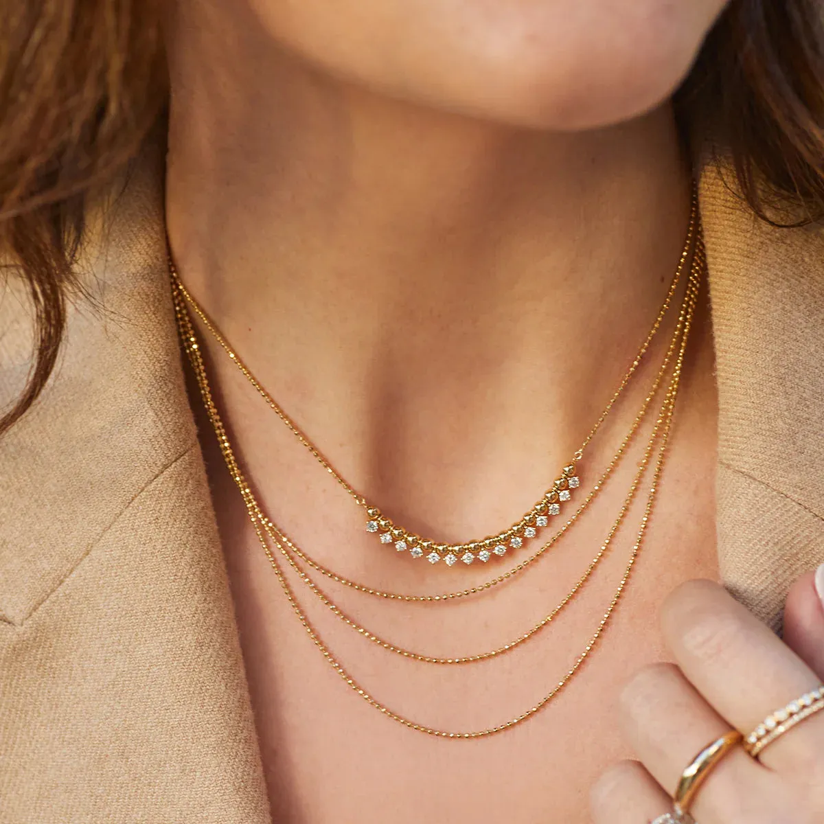 Hasson triple layered Necklace