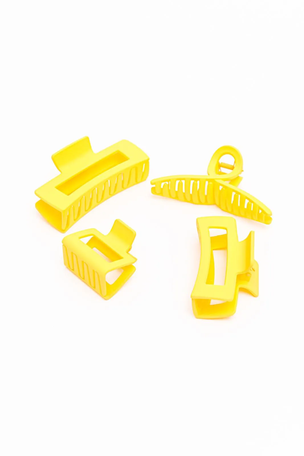 Hazel Blues® |  Claw Clip Set of 4 in Lemon