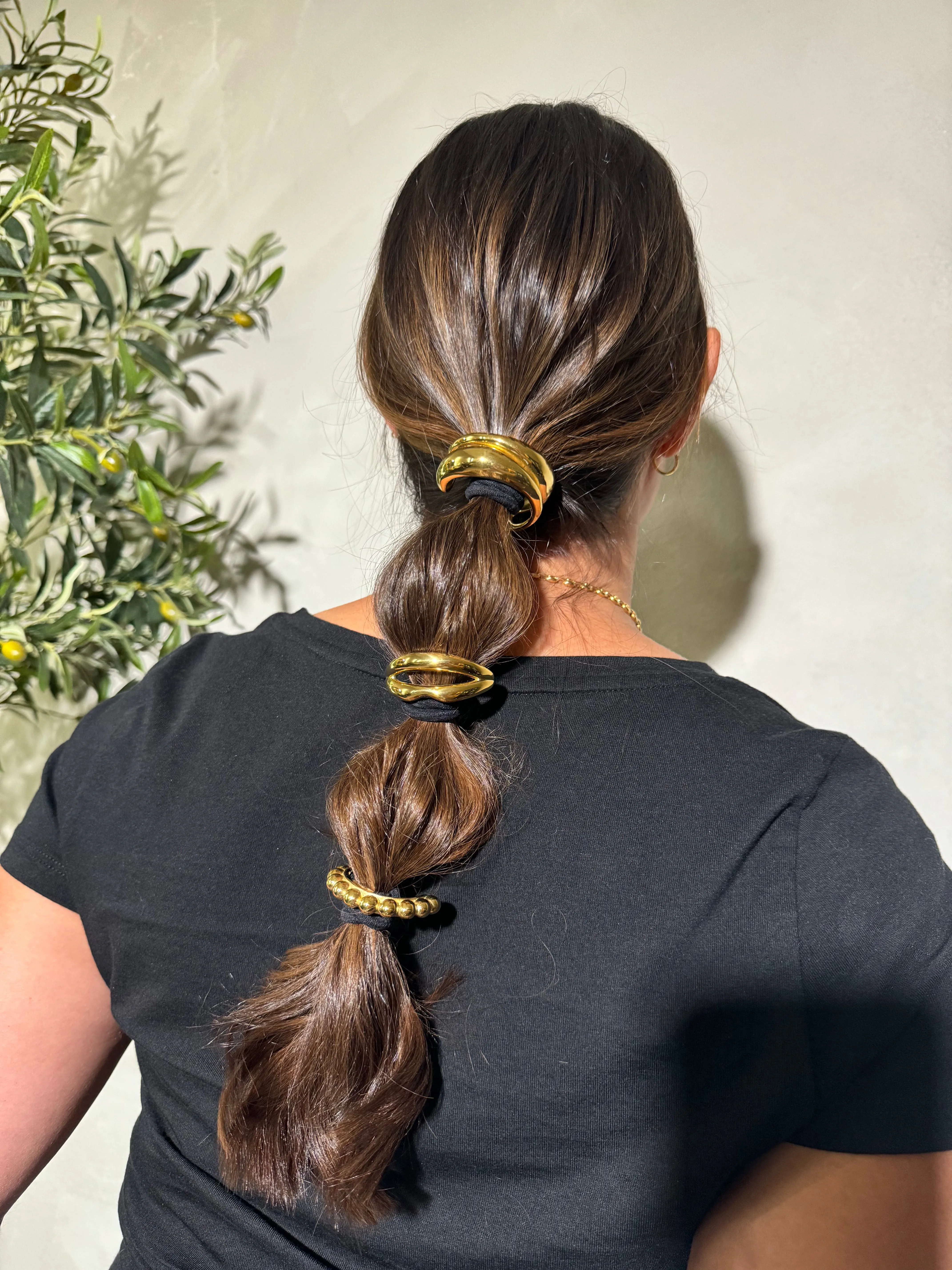 Heart Charm Ponytail bow