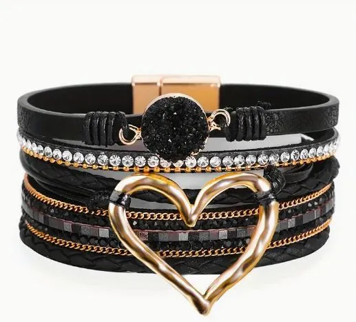 Heart Layered Bracelet