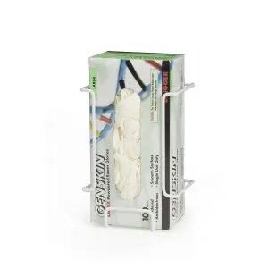 Heathrow Scientific 23457 1-Box Glove Box Holder HDPE coated Wire, White