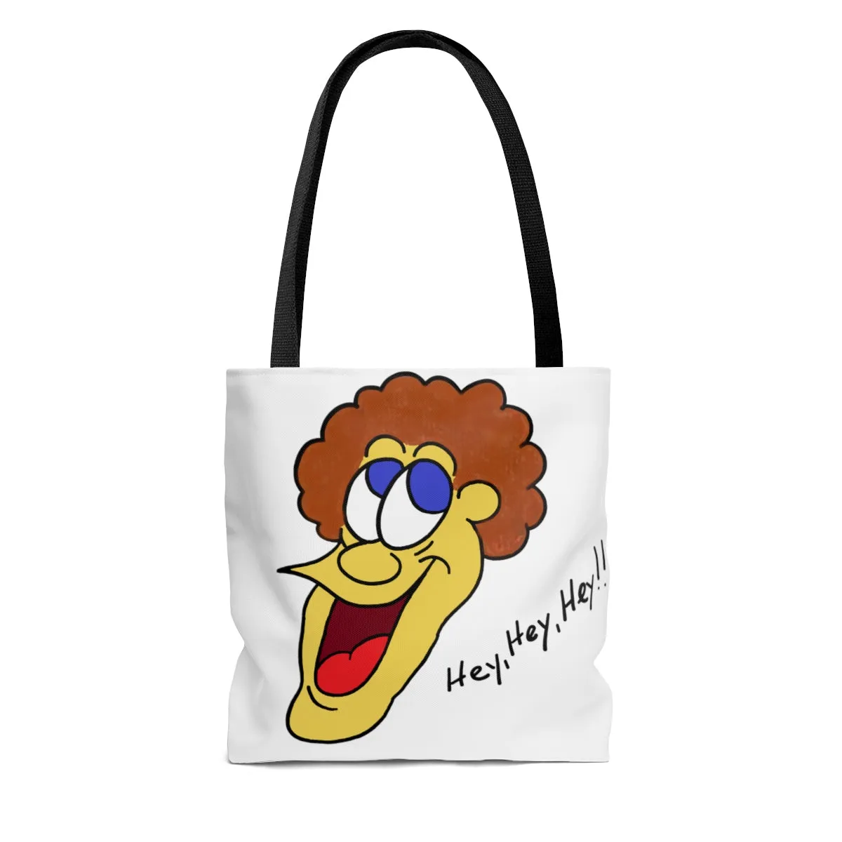 Hey, Hey, Hey!! AOP Tote Bag