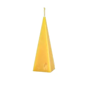 Honey Candles Beeswax Pyramid