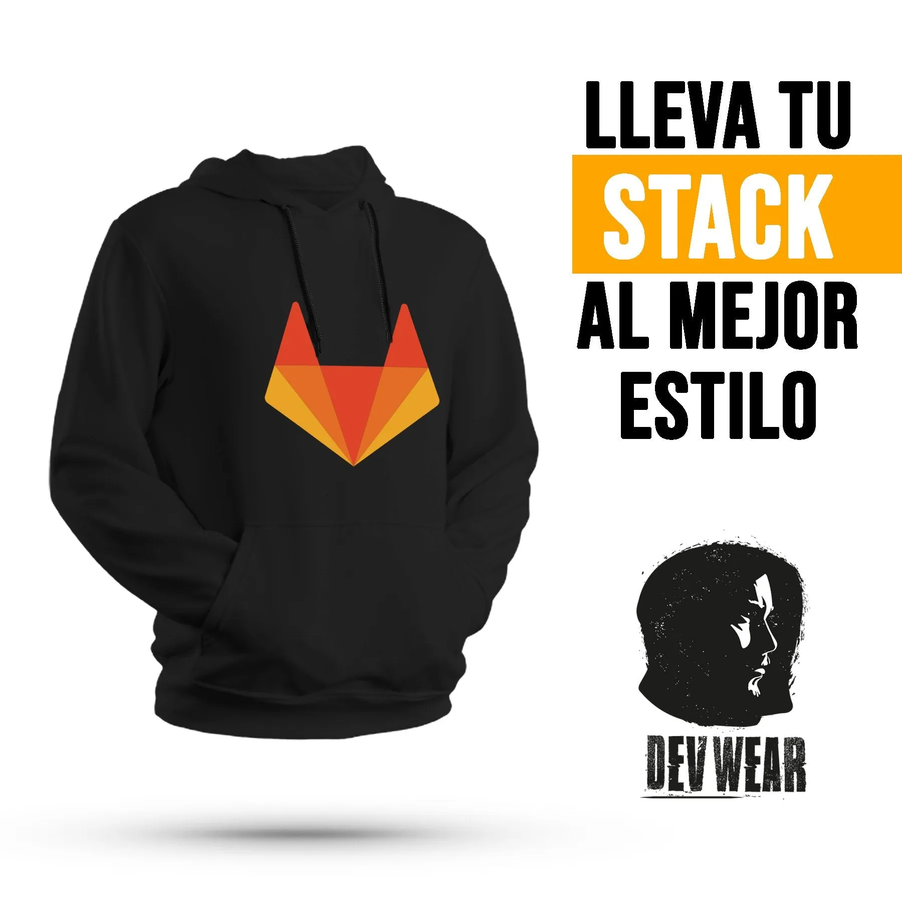 HOODIE BUZO SACO CANGURO DEVELOPER GITLAB