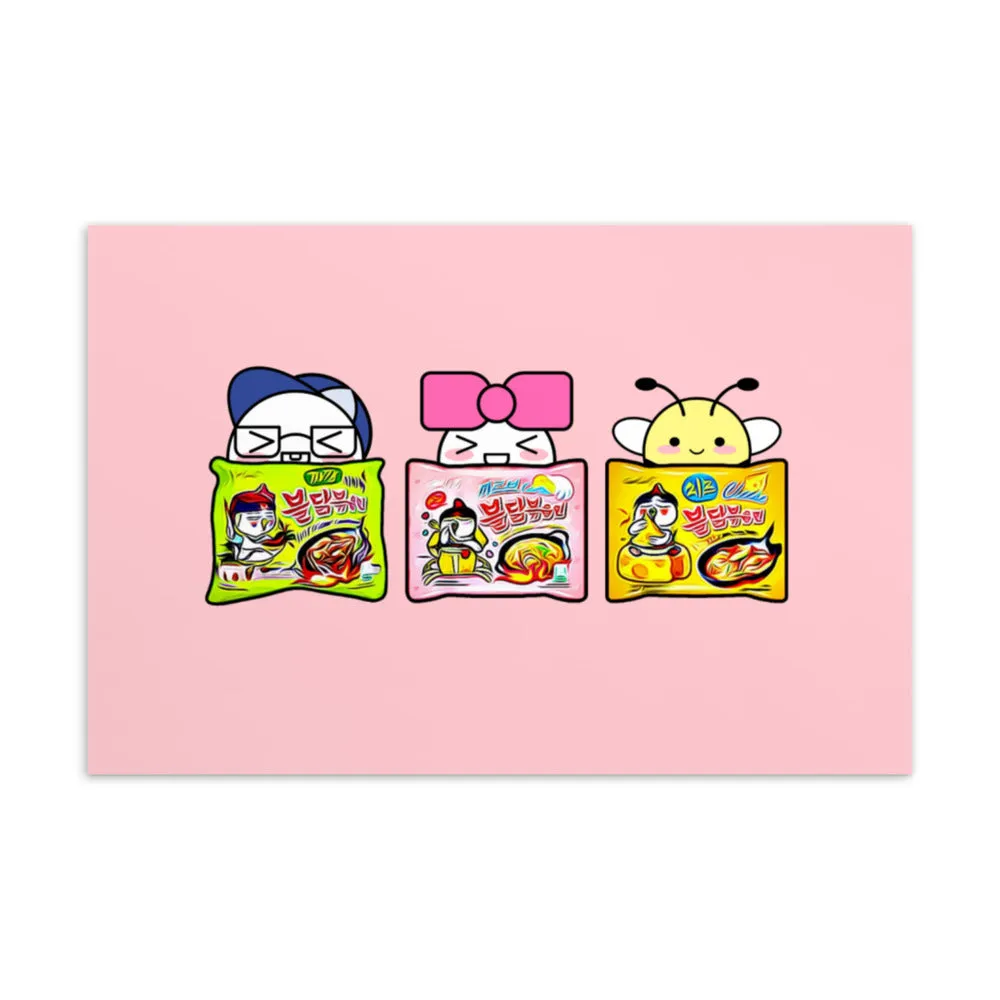 hyunee noodle postcard