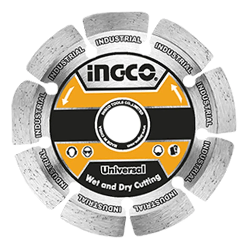 Ingco 5" (125mm) Dry Diamond Disc with 7.5mm Blade Width – DMD011254