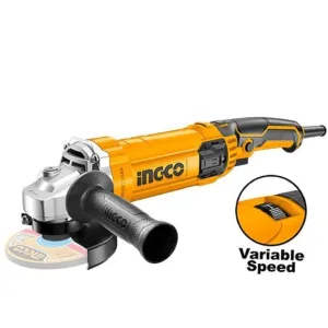 Ingco 5"/125mm Angle Grinder 1100W with Variable Speed - AG1100385