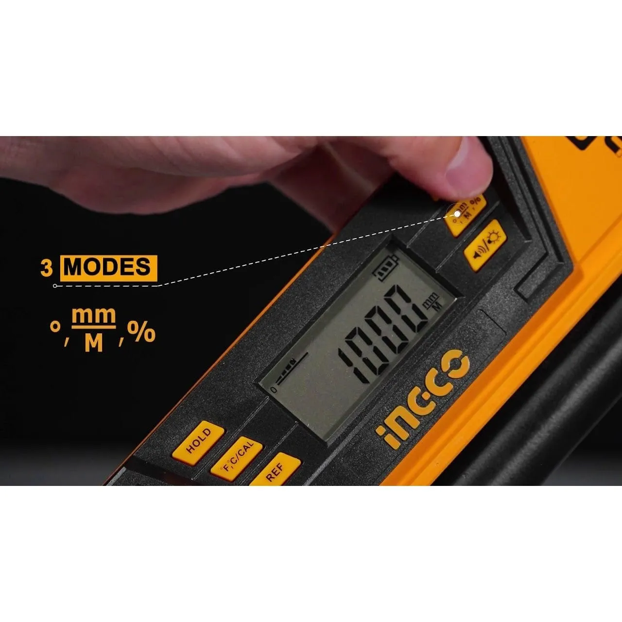 Ingco 60cm Digital Spirit Level with Powerful Magnets – HSL08060D