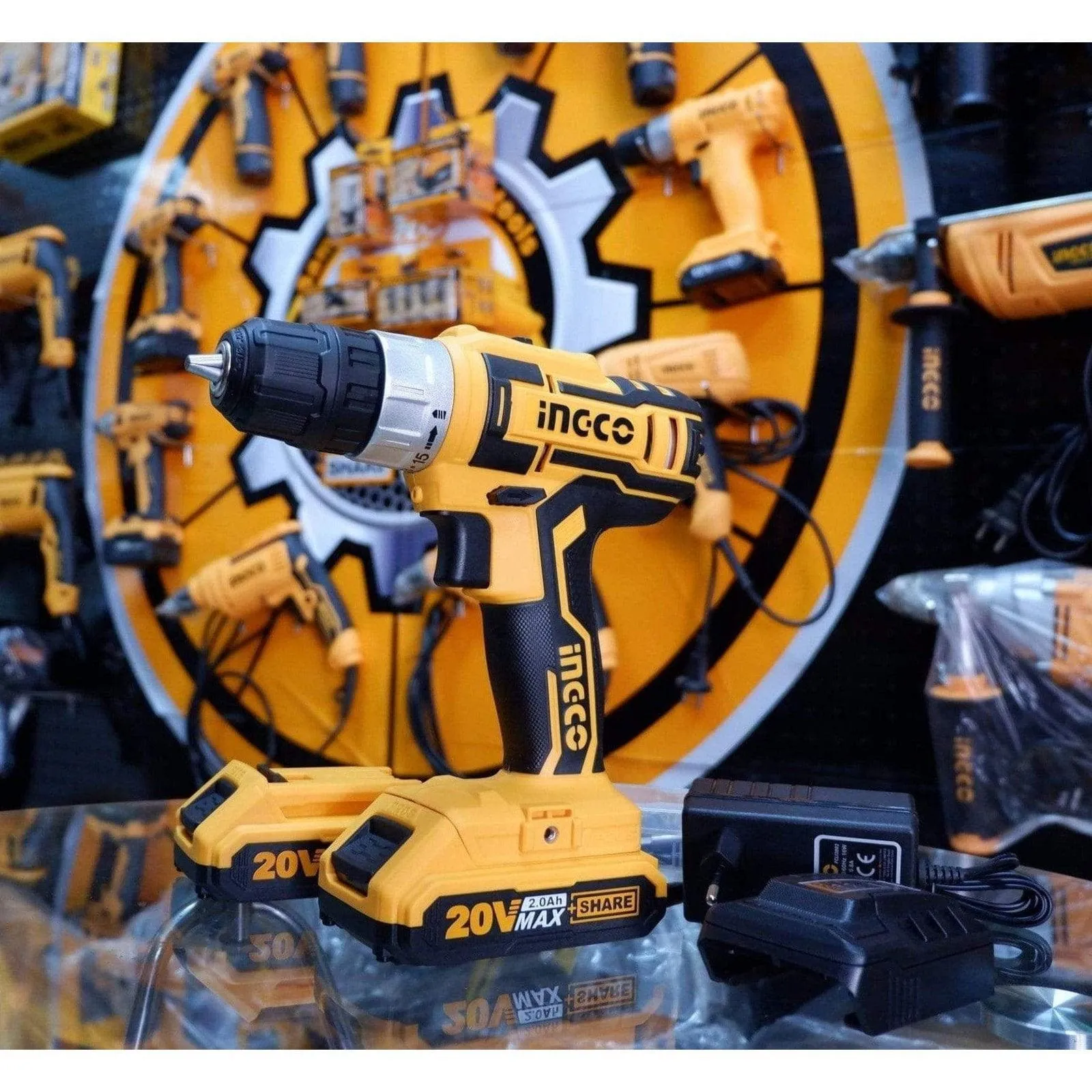 Ingco Lithium-Ion Cordless Drill 20V - CDLI20025