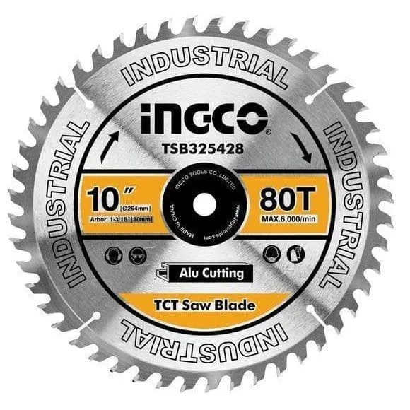 Ingco TCT Saw Blade for Aluminum - TSB-Series