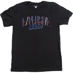 InkAddict EXPENSIVE SKIN CHROME BLACK / BLUE Tee