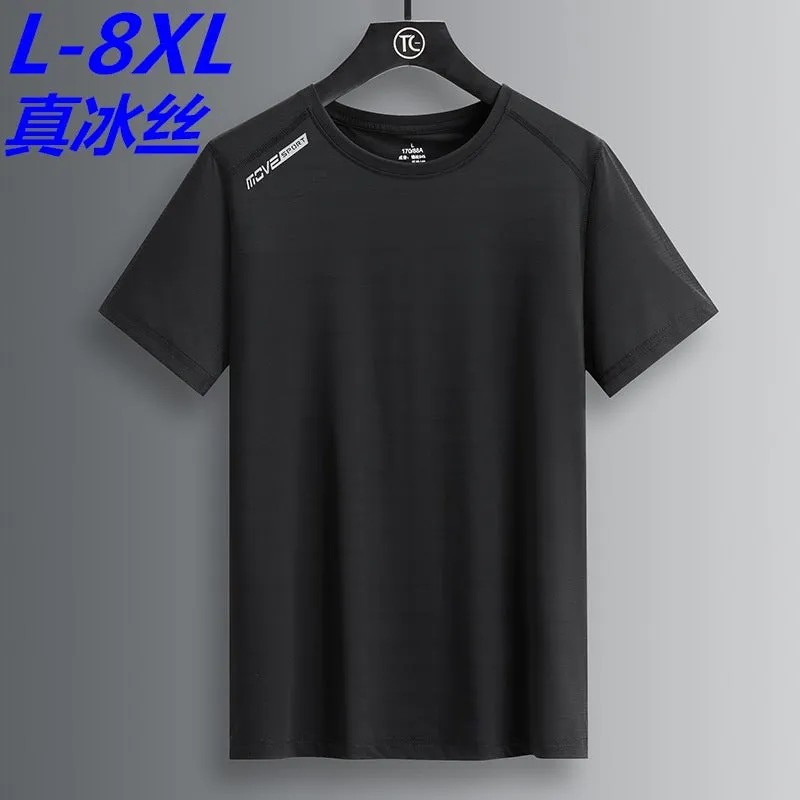 INSTOCK-Ice silk short-sleeved T-shirt men