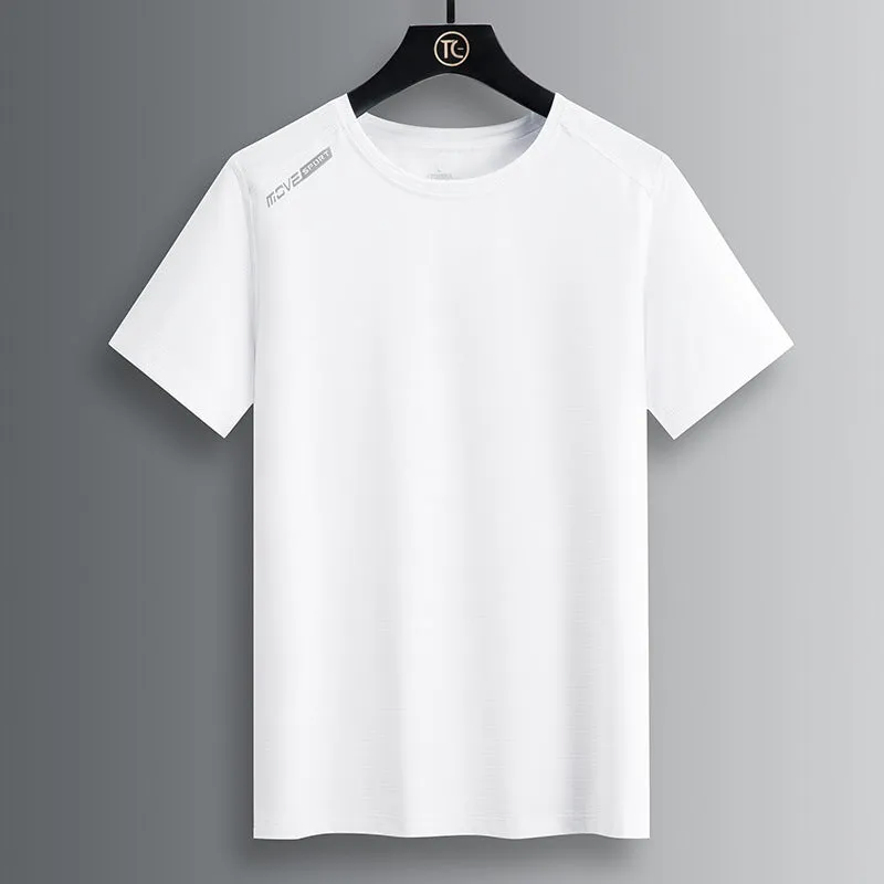 INSTOCK-Ice silk short-sleeved T-shirt men