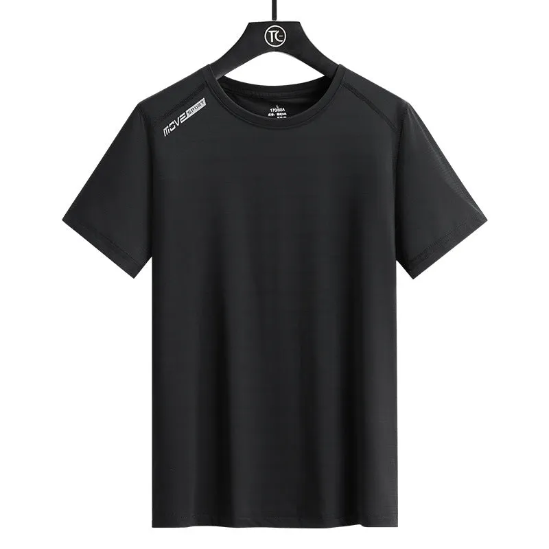 INSTOCK-Ice silk short-sleeved T-shirt men