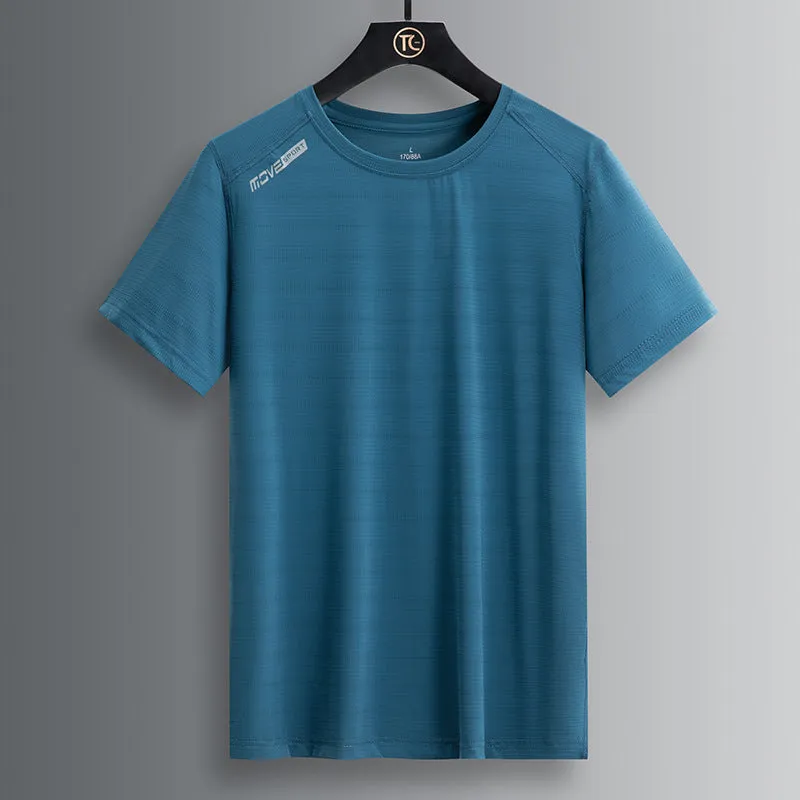 INSTOCK-Ice silk short-sleeved T-shirt men