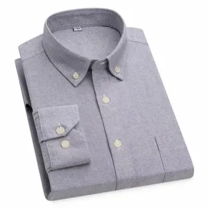 INSTOCK- Men's long sleeve spring and autumn cotton business