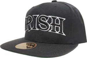 Irish Snapback Black White