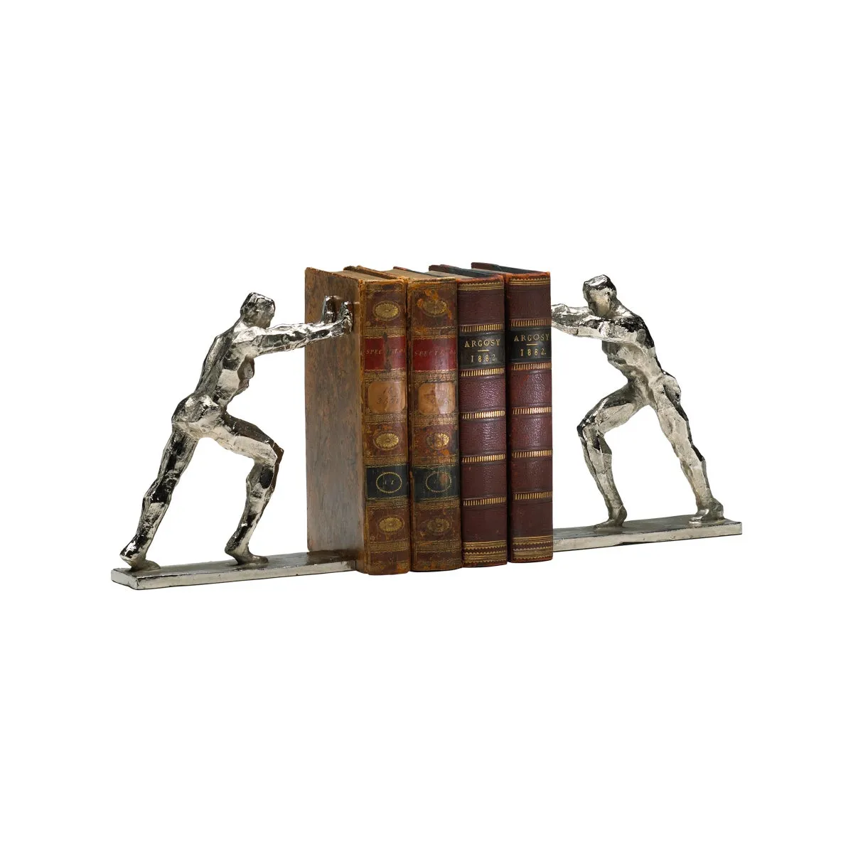 Iron Man Bookends  - Silver