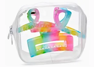 IScream - 3 Pack Rainbow Clips in Reusable Pouch