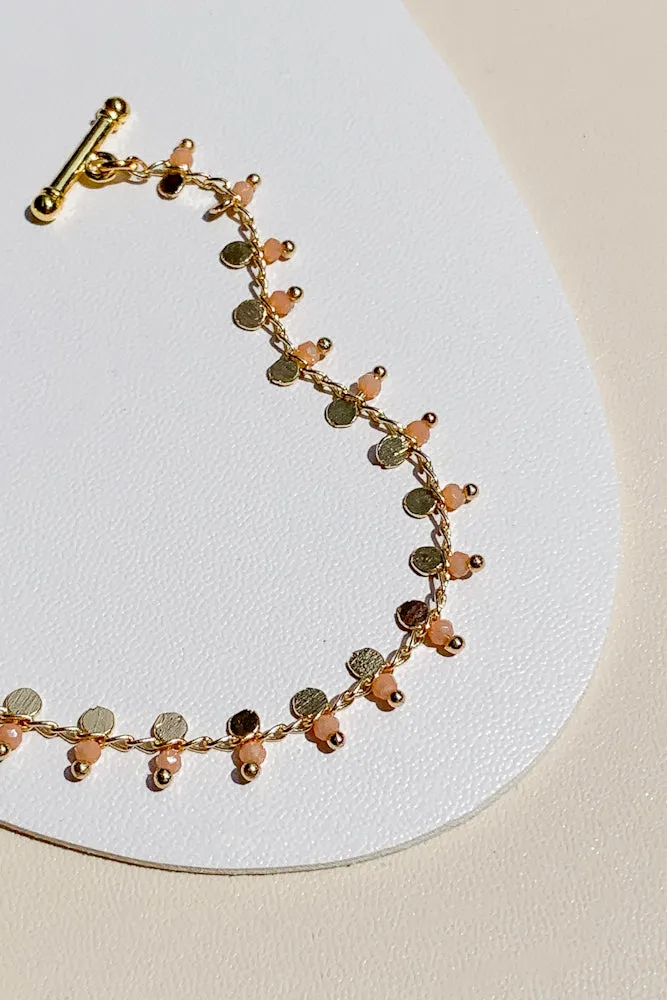 Jaena Crystal Chain Bracelet