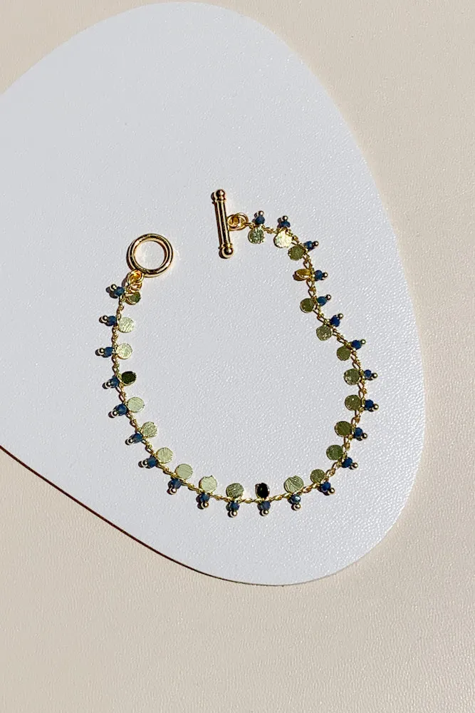 Jaena Crystal Chain Bracelet