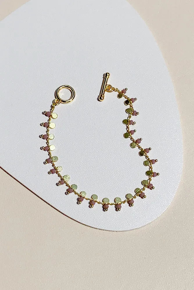 Jaena Crystal Chain Bracelet