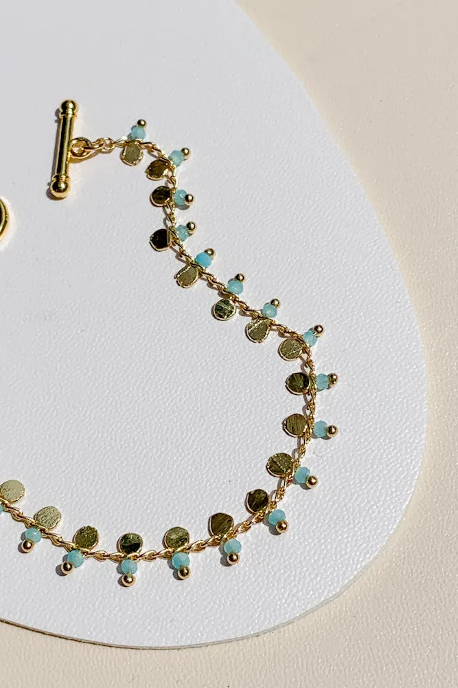 Jaena Crystal Chain Bracelet