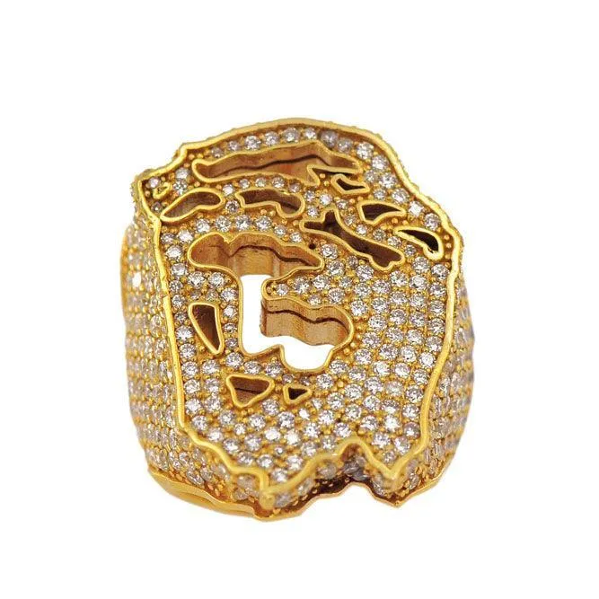 JDR32.6 - DIAMOND JESUS RING