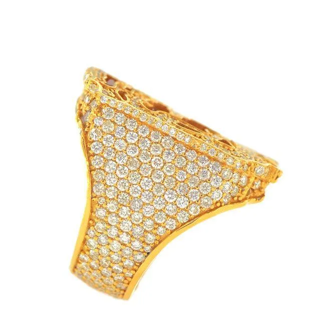 JDR32.6 - DIAMOND JESUS RING
