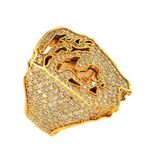 JDR32.6 - DIAMOND JESUS RING