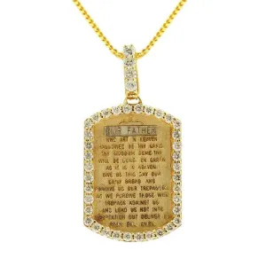 JDTK-P170823-020 Custom Diamond "The Lord's Prayer" Pendant