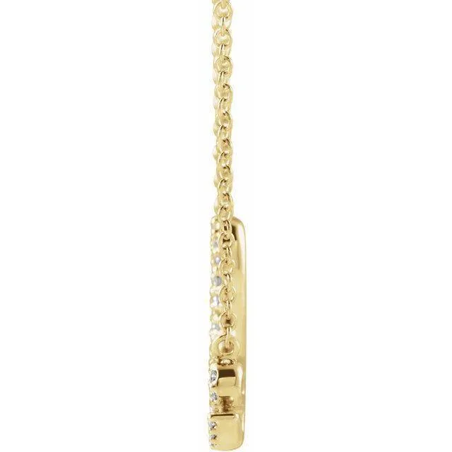 JDTKSP-87261 -Diamond Love Pendant with 18" Necklace