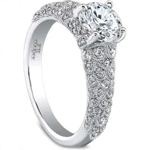 Jeff Cooper 'Arielle' Pave Diamond Engagement Ring