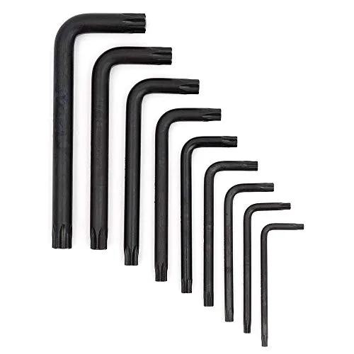 Jet 775191-9-Piece Tamperproof TORX Key Set