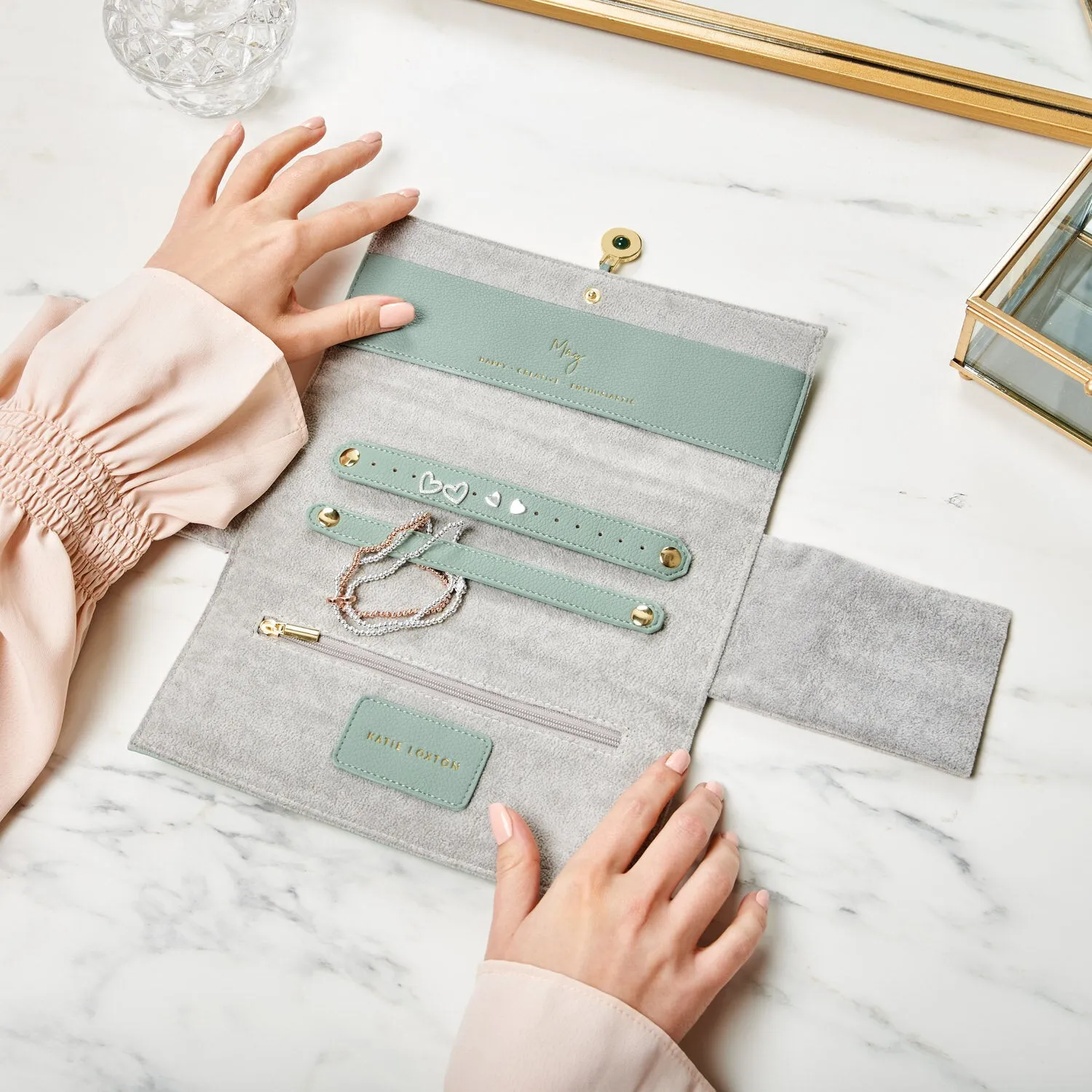Katie Loxton Birthstone Jewellery Roll - May