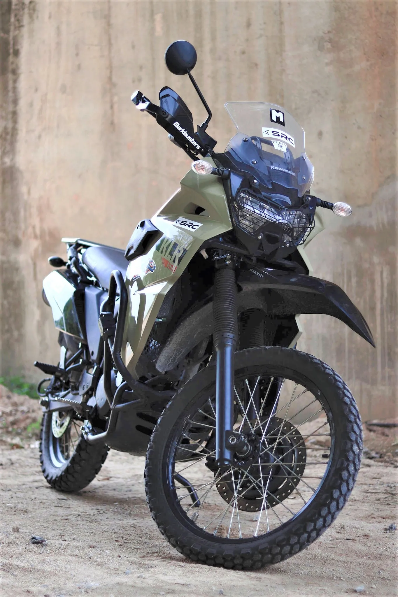 Kawasaki KLR650 Headlight guard