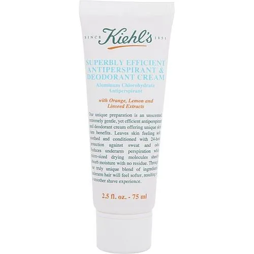 Kiehl's by Kiehl's Superbly Efficient Anti-Perspirant & Deodorant Cream  --75Ml/2.5Oz for Women