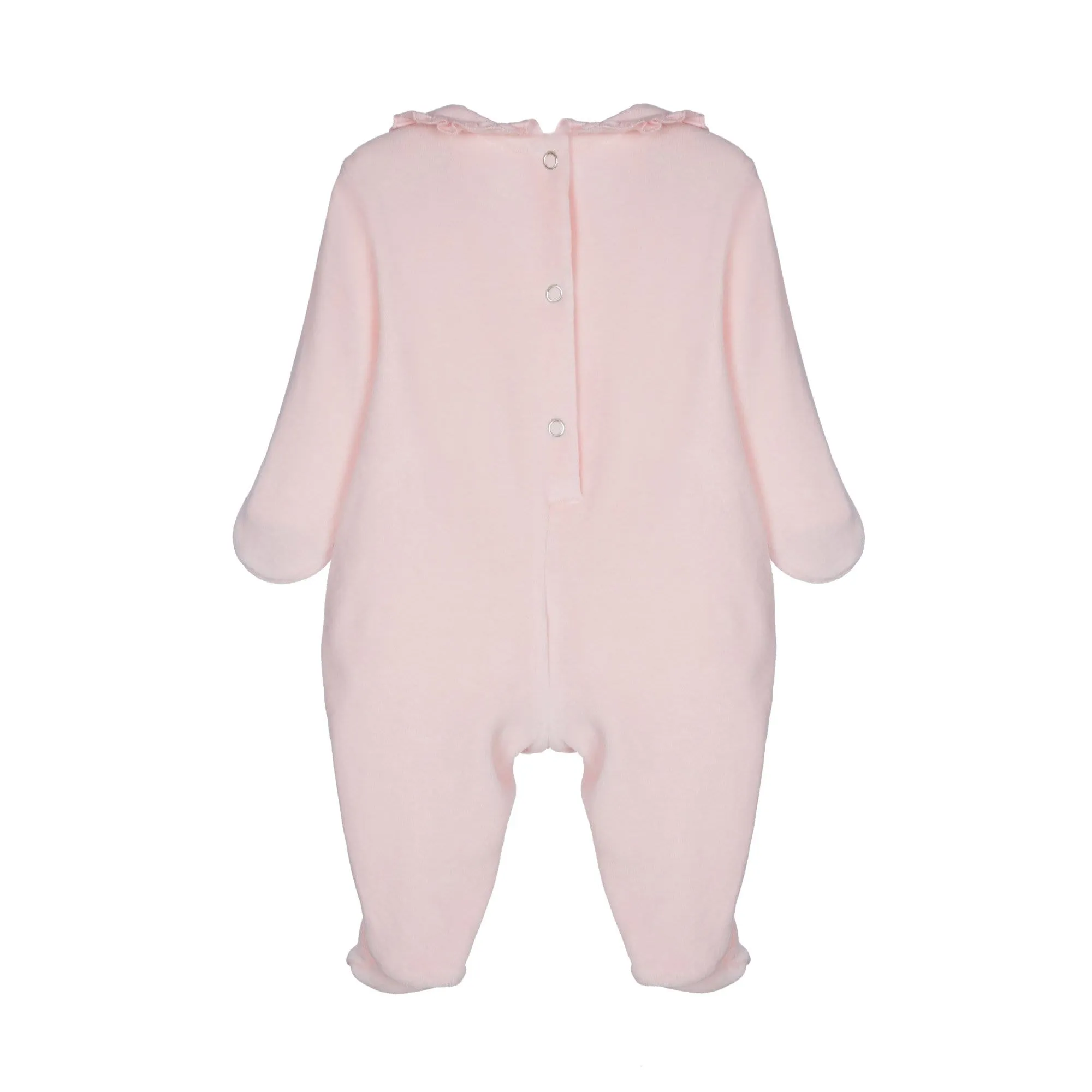 LAPIN HOUSE - Rose Bear Babygrow & Hat - Pink