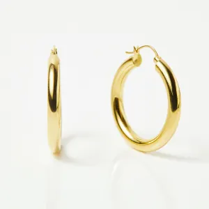 Large Luxe Chunky Hoop Earrings