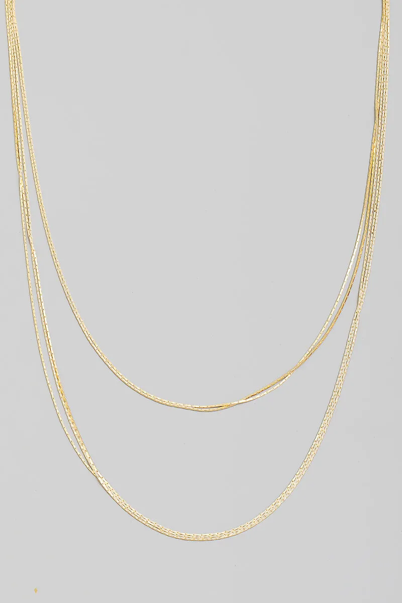 Layered Chains Necklace