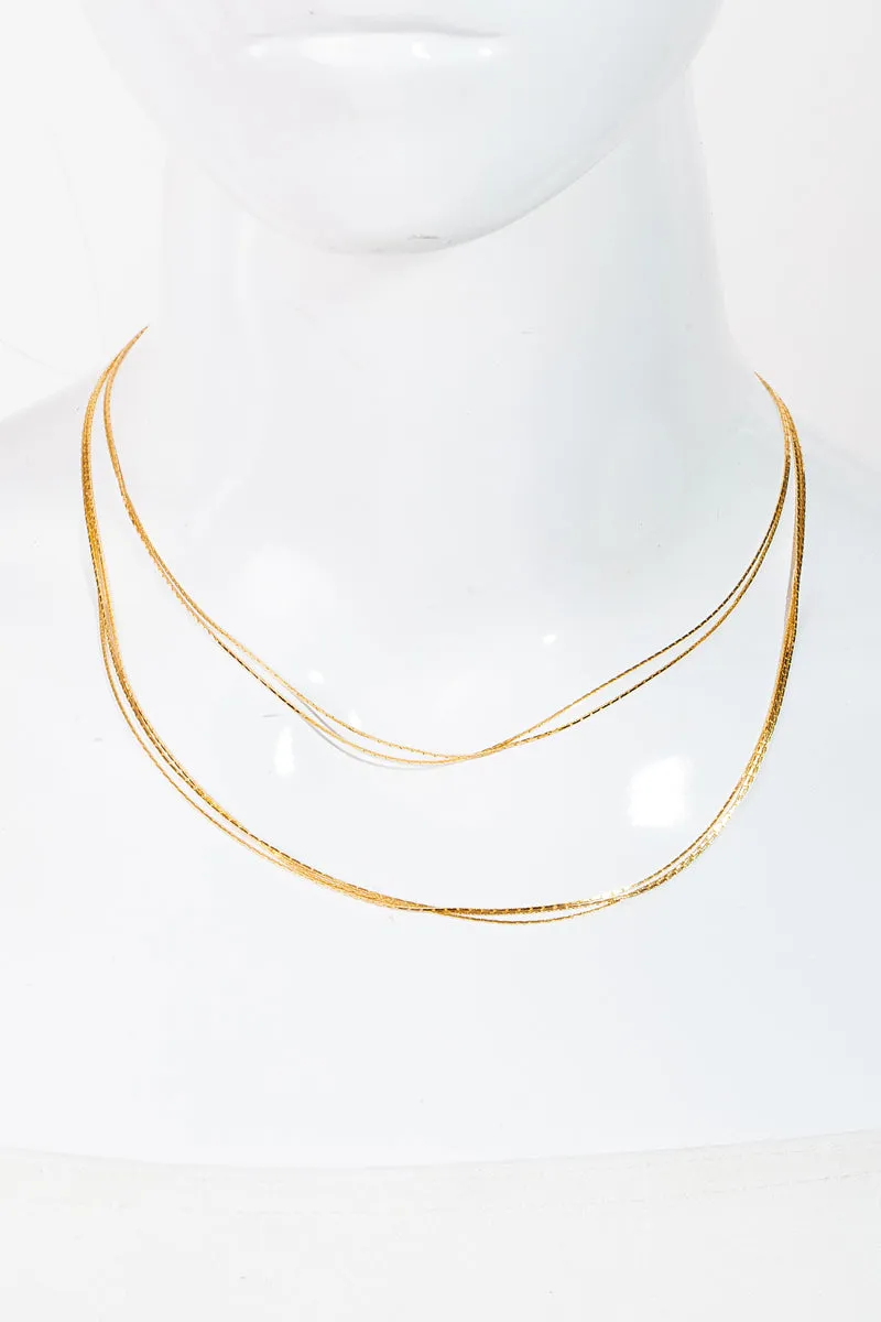 Layered Chains Necklace