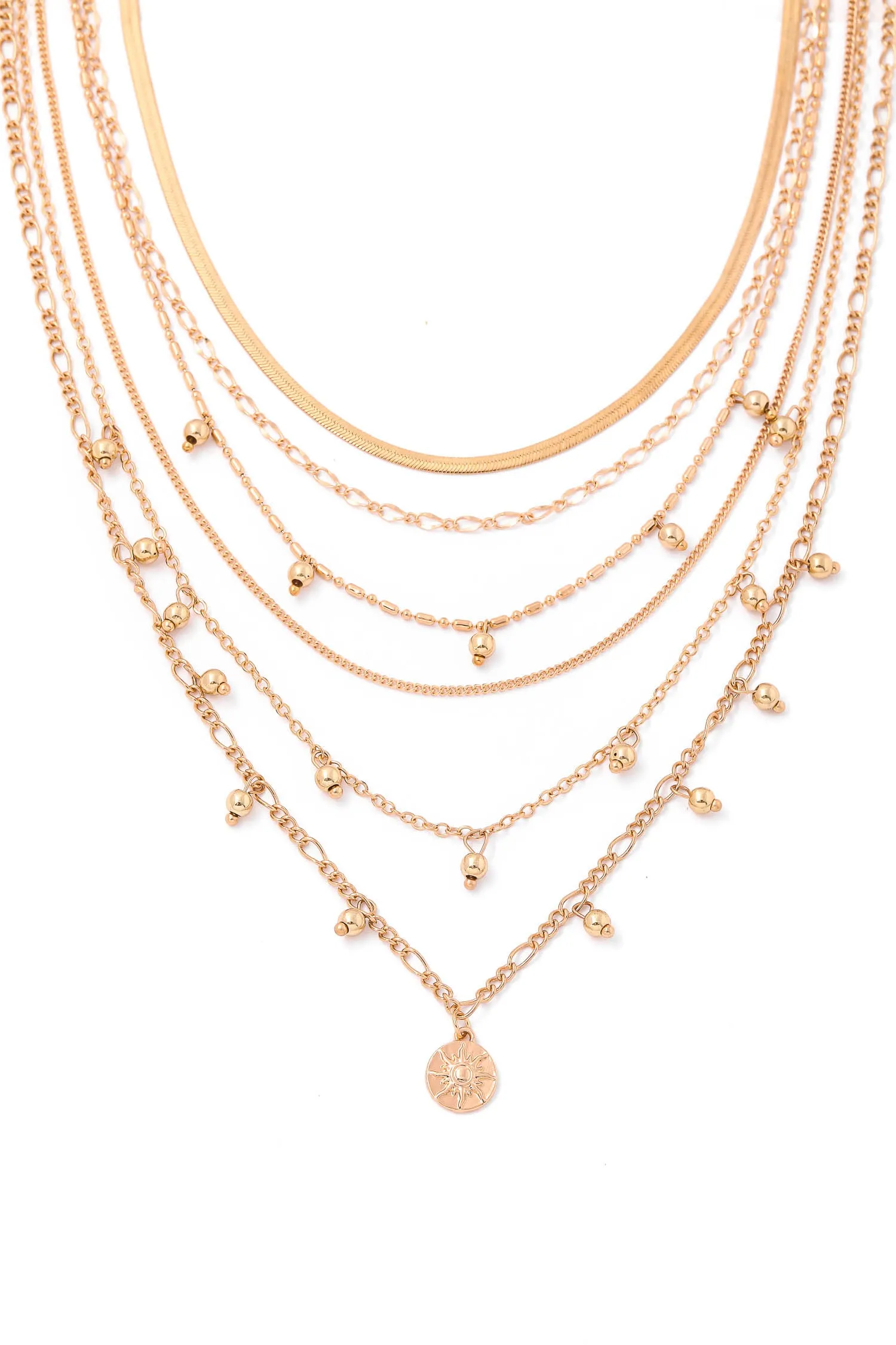 Layered Charm Necklace