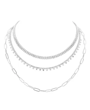 Layered Crystal Necklace