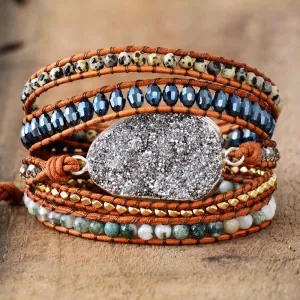 Layered Harlequin Boho Bracelet