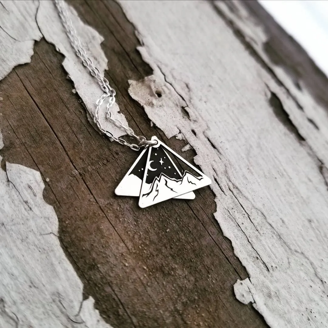 Layered Mountains Necklace